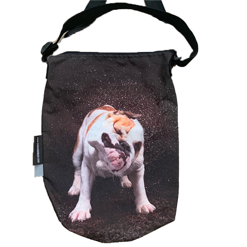 Angol Bulldog kutyás 3D oldaltáska