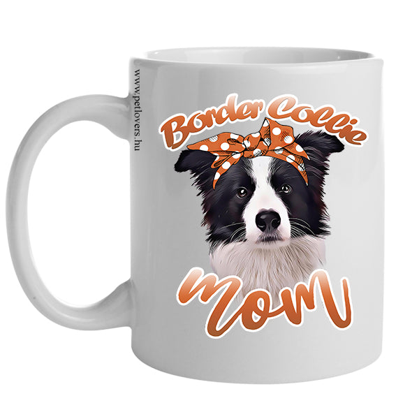 Border collie kutyás bögre 3