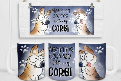 Corgi kutyás bögre 2