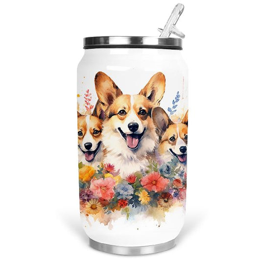 Corgi kutyás hőtartó termosz kulacs - 354 ml