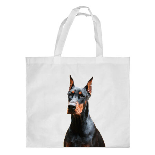 Dobermann kutyás bevásárlótáska