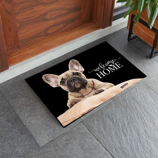 Francia Bulldog kutyás lábtörlő