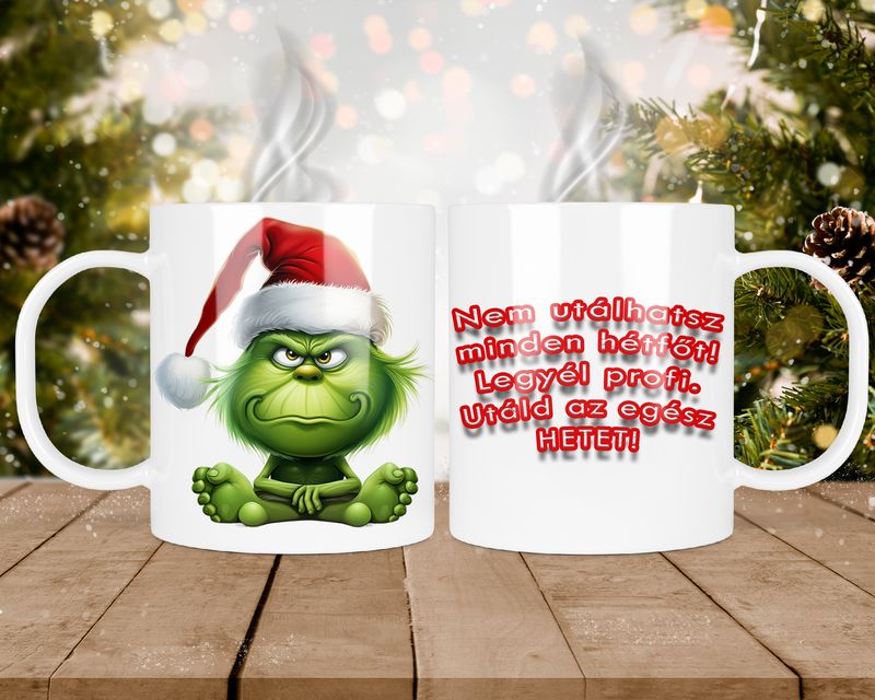 grinch bögre