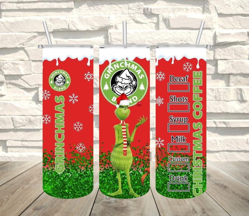 Grinch mintás termosz