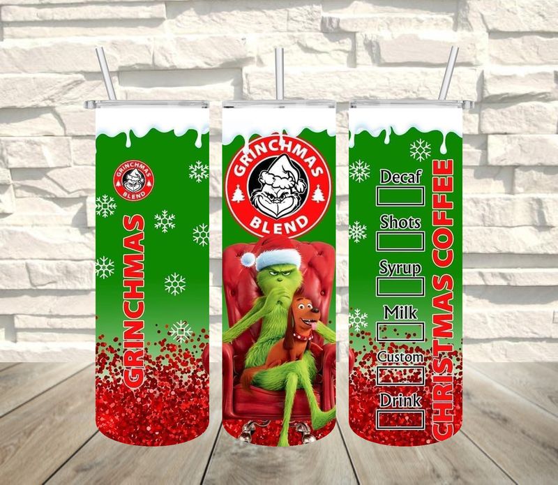 Grinch mintás termosz