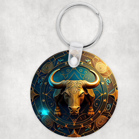 Horoszkópos kulcstartó bika