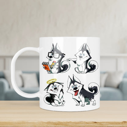 Husky kutyás bögre 2