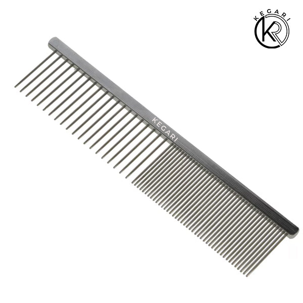 KEGARI fésű, rozsdamentes nyéllel 19 cm