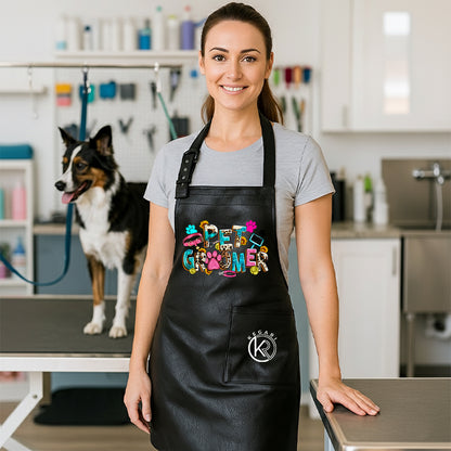 Kutyakozmetikus vízhatlan kötény