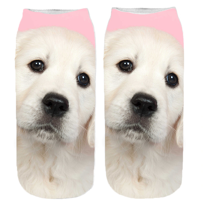 Golden retriever kutyás zokni - választható mintával