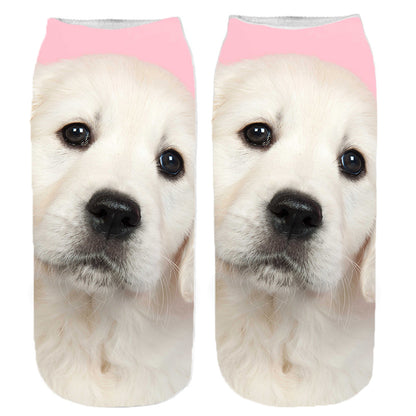 Golden retriever kutyás zokni - választható mintával
