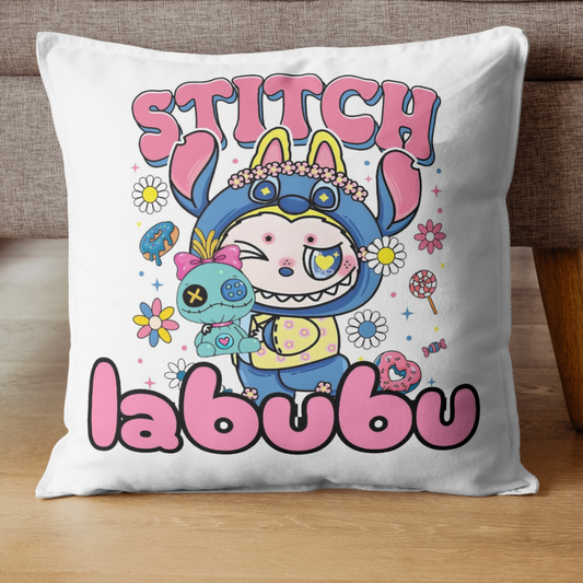 Labubu mintás párna
