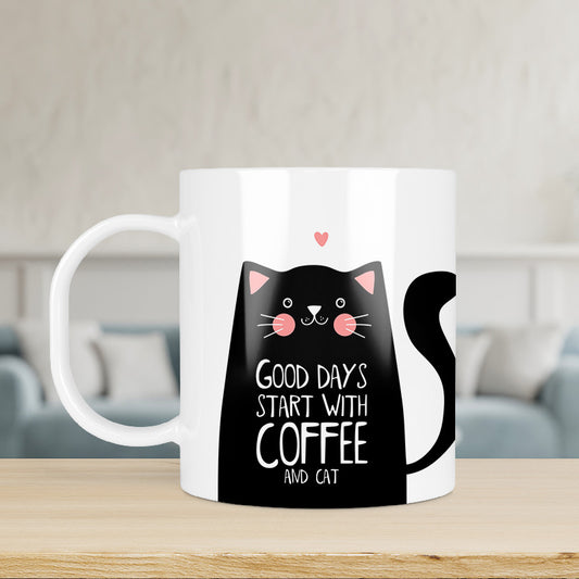 Macskás bögre - coffe
