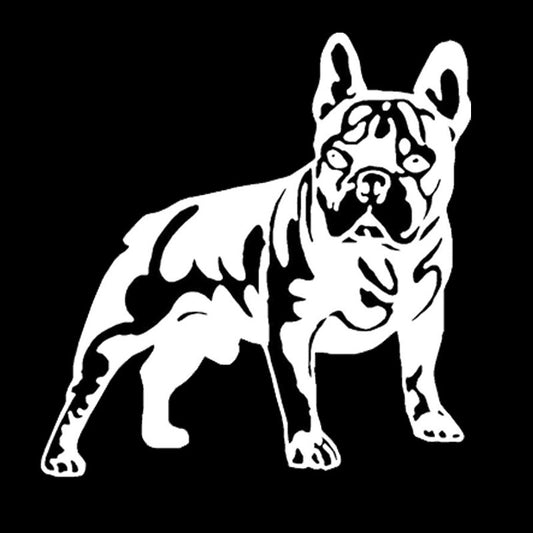 Francia Bulldog kutyás matrica