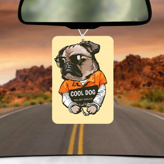 Mopsz kutyás autóillatosító 1