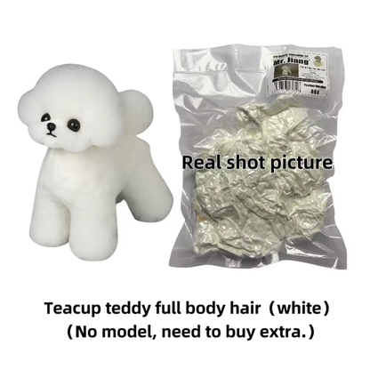 Mr. Jiang Teacup Teddy full body hair fehér (csak szőr)