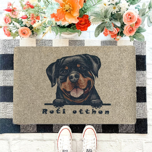 Rottweiler kutyás lábtörlő