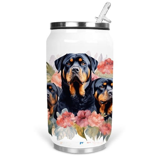 Rottweiler kutyás hőtartó termosz kulacs - 354 ml