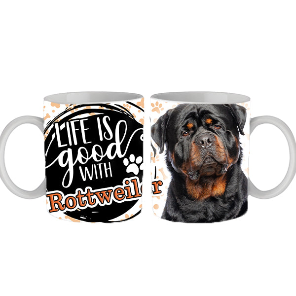 Rottweiler kutyás bögre 3