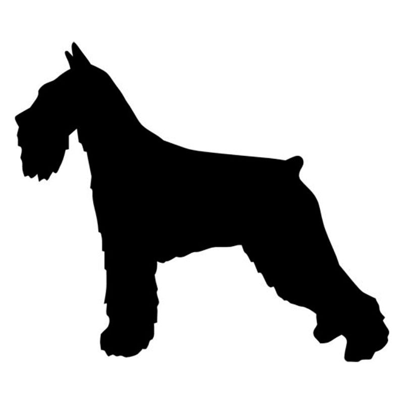 Orosz fekete terrier kutyás matrica